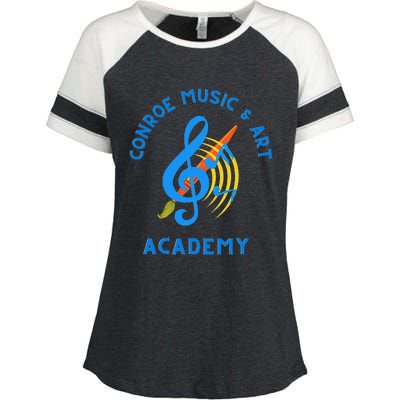 Conroe Music And Art Academy Enza Ladies Jersey Colorblock Tee