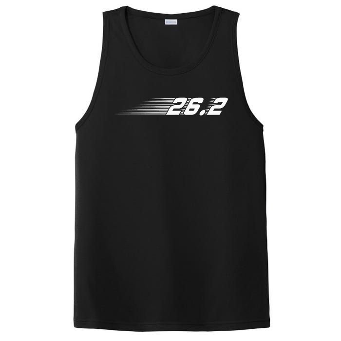 Cool Marathon Art  Marathoner Running 26.2 Finisher PosiCharge Competitor Tank