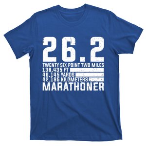 Cool Marathon Art Marathoner Running 26 2 Finisher Gift T-Shirt