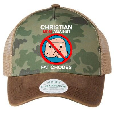 Christian Mom Against Fat Chodes Funny Jesus Legacy Tie Dye Trucker Hat