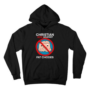 Christian Mom Against Fat Chodes Funny Jesus Hoodie