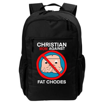 Christian Mom Against Fat Chodes Funny Jesus Backpack