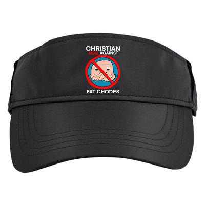 Christian Mom Against Fat Chodes Funny Jesus Adult Drive Performance Visor