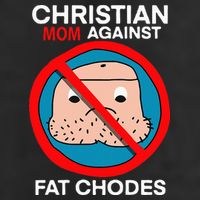 Christian Mom Against Fat Chodes Funny Jesus Adult Drive Performance Visor