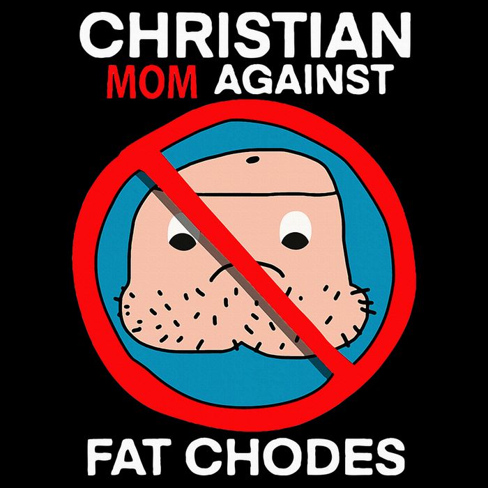 Christian Mom Against Fat Chodes Funny Jesus 16 in Basic Backpack