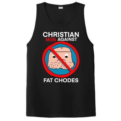 Christian Mom Against Fat Chodes Funny Jesus PosiCharge Competitor Tank