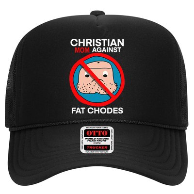 Christian Mom Against Fat Chodes Funny Jesus Trucker Hat