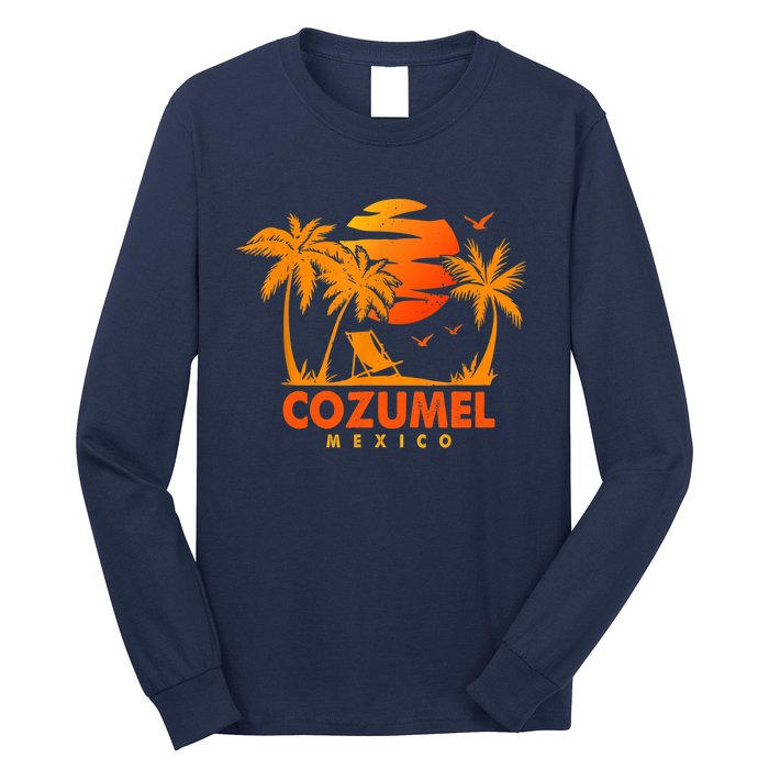 COZUMEL Mexico Beach Vacation Spring Break Honeymoon Vintage Long Sleeve Shirt