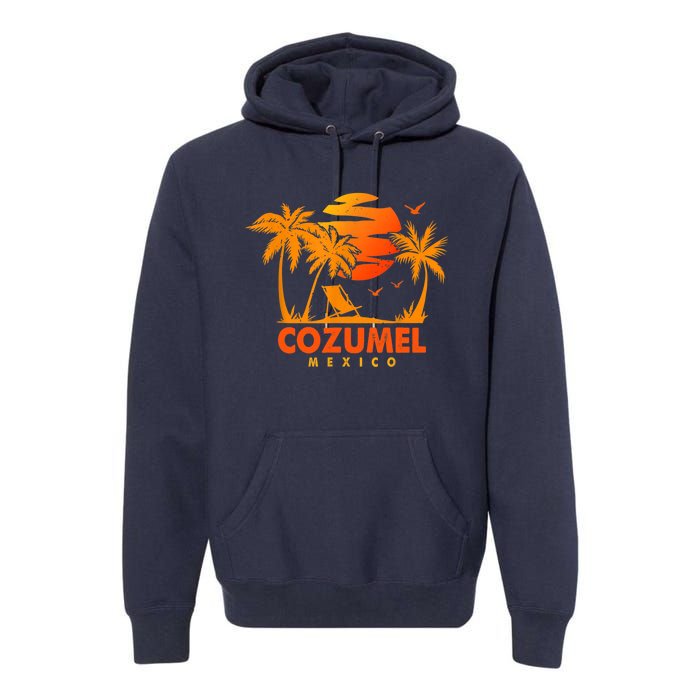 COZUMEL Mexico Beach Vacation Spring Break Honeymoon Vintage Premium Hoodie