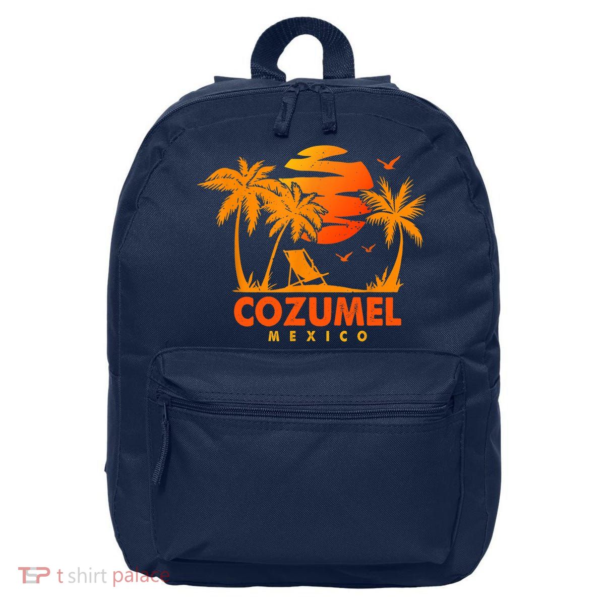 COZUMEL Mexico Beach Vacation Spring Break Honeymoon Vintage 16 in Basic Backpack