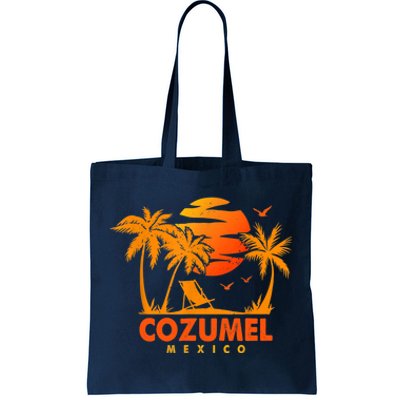 COZUMEL Mexico Beach Vacation Spring Break Honeymoon Vintage Tote Bag