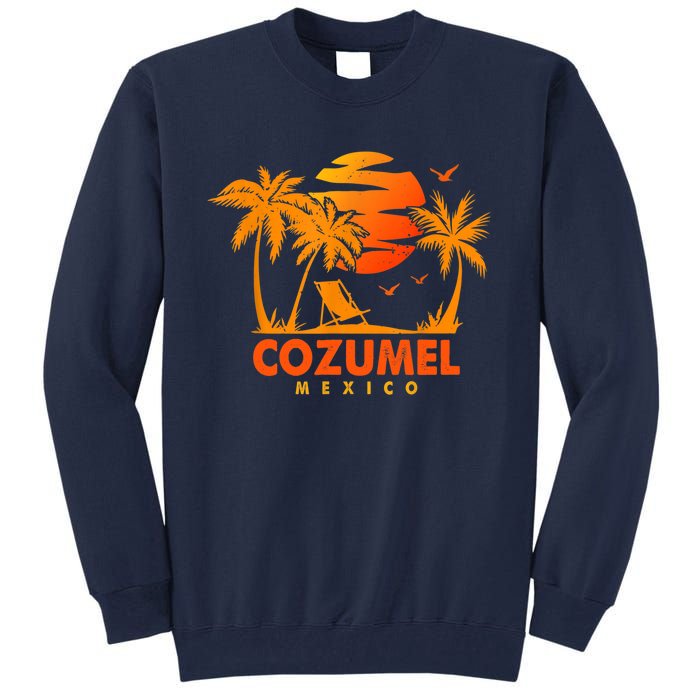 COZUMEL Mexico Beach Vacation Spring Break Honeymoon Vintage Tall Sweatshirt