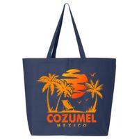 COZUMEL Mexico Beach Vacation Spring Break Honeymoon Vintage 25L Jumbo Tote