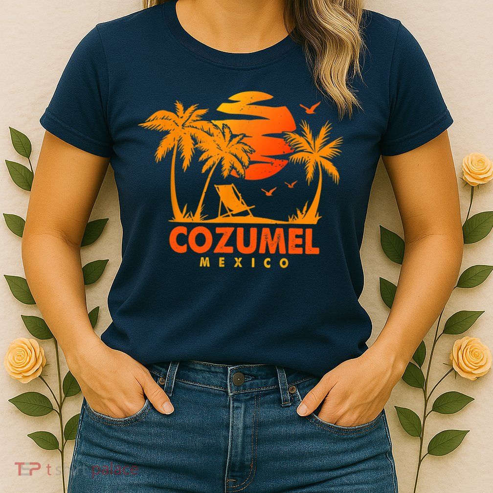 COZUMEL Mexico Beach Vacation Spring Break Honeymoon Vintage Womens T-Shirt