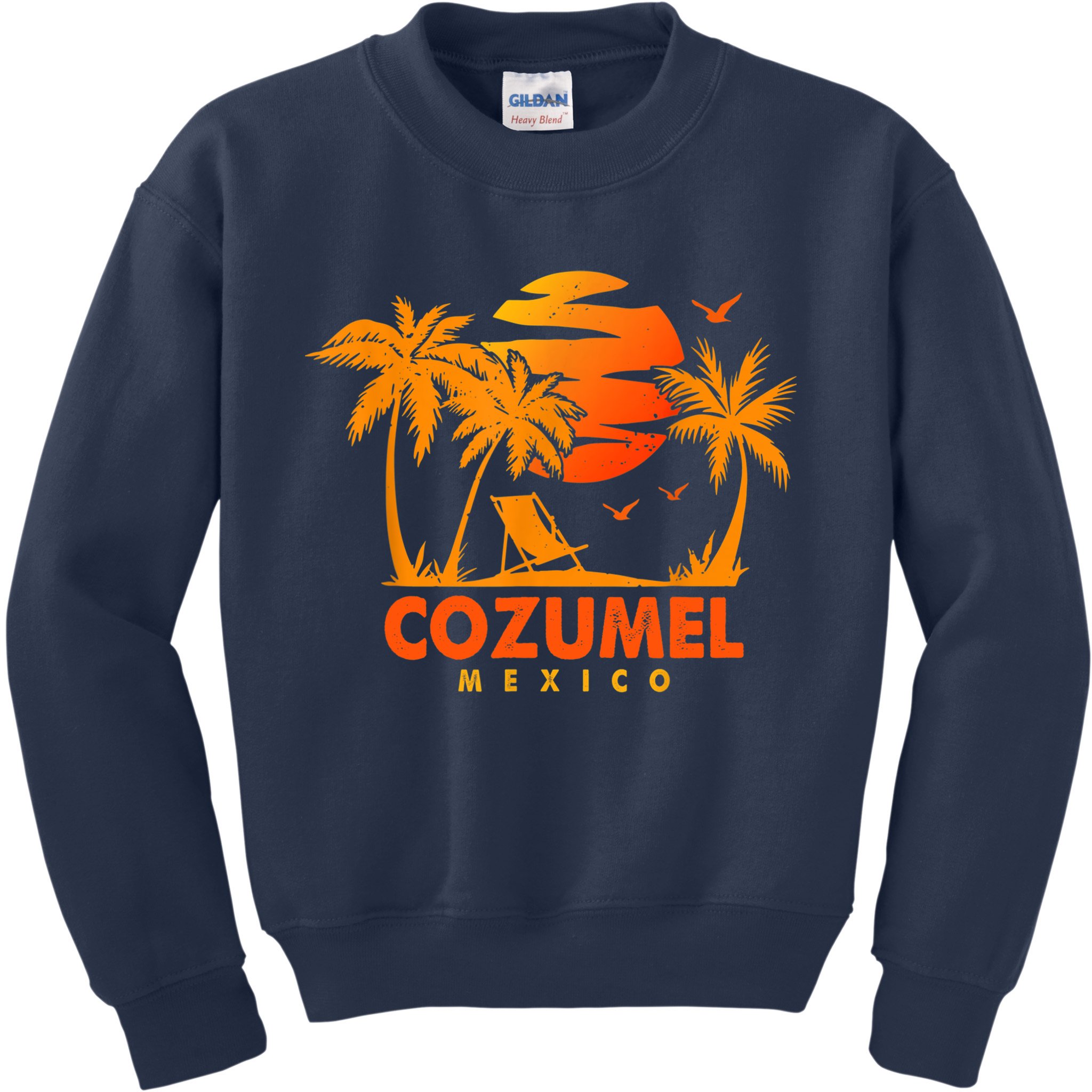 COZUMEL Mexico Beach Vacation Spring Break Honeymoon Vintage Kids Sweatshirt