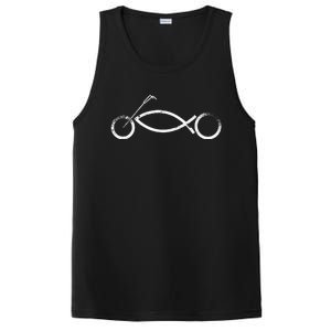 Christian Motorcycle Biker Ichthus Faith PosiCharge Competitor Tank