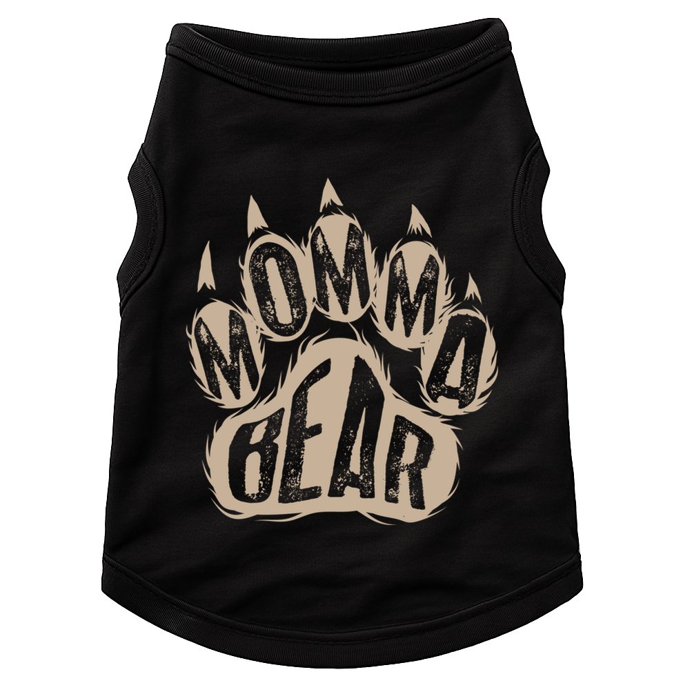 Cool Momma Bear Funny Wild Animal Lover Mothers Day Gift Doggie Tank