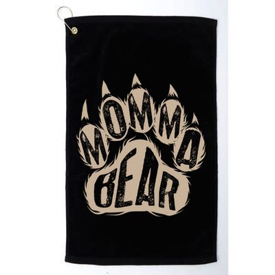 Cool Momma Bear Funny Wild Animal Lover Mothers Day Gift Golf Towel