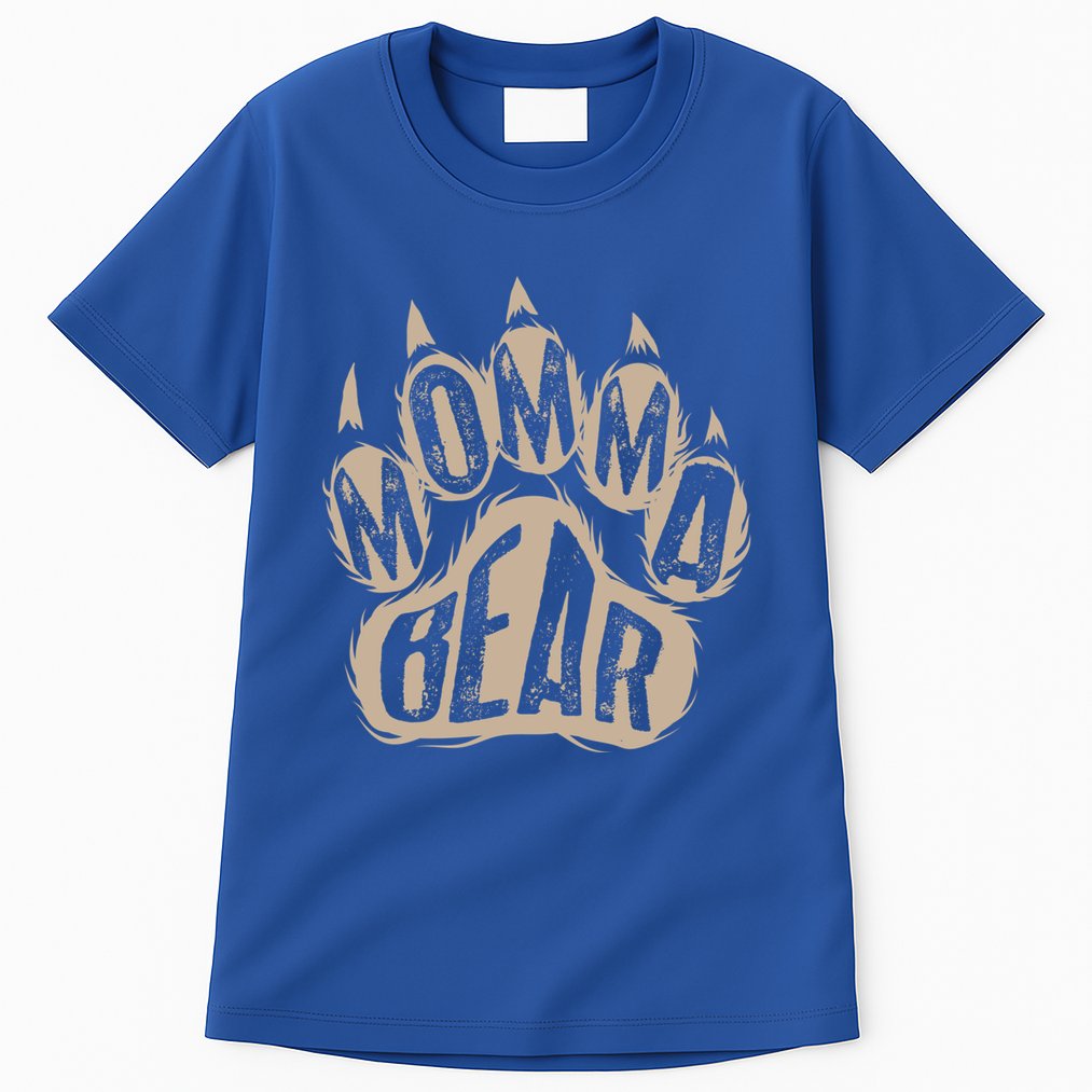 Cool Momma Bear Funny Wild Animal Lover Mothers Day Gift Tall T-Shirt