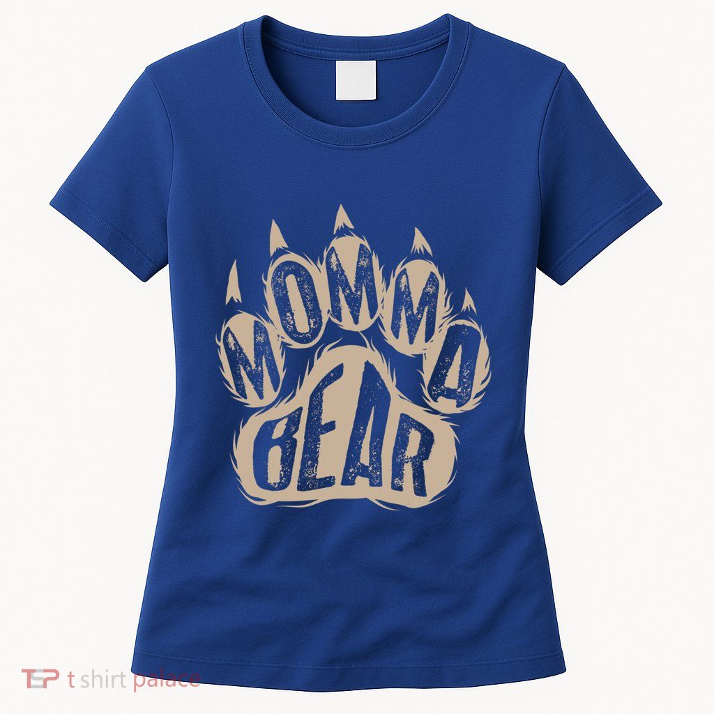 Cool Momma Bear Funny Wild Animal Lover Mothers Day Gift Womens T-Shirt