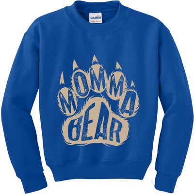 Cool Momma Bear Funny Wild Animal Lover Mothers Day Gift Kids Sweatshirt
