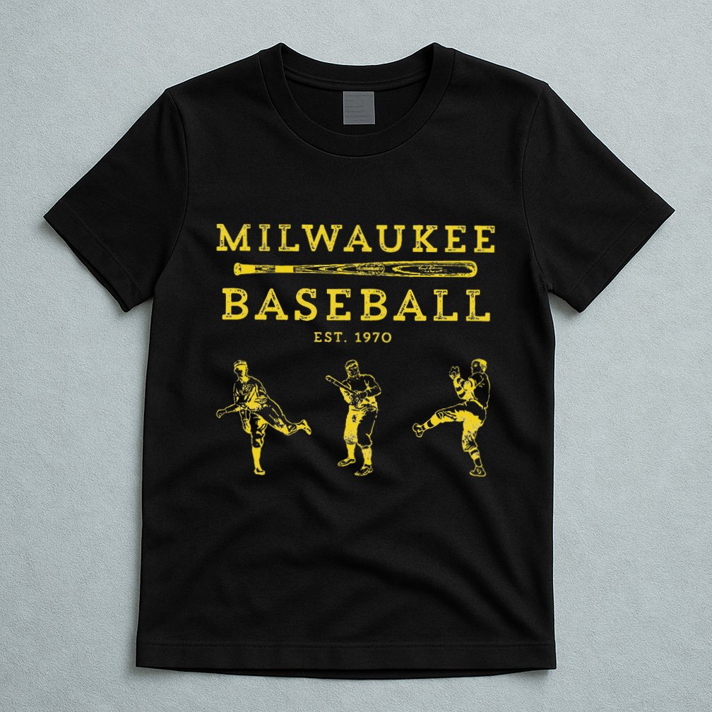 Classic Milwaukee Baseball Fan Retro T-Shirt