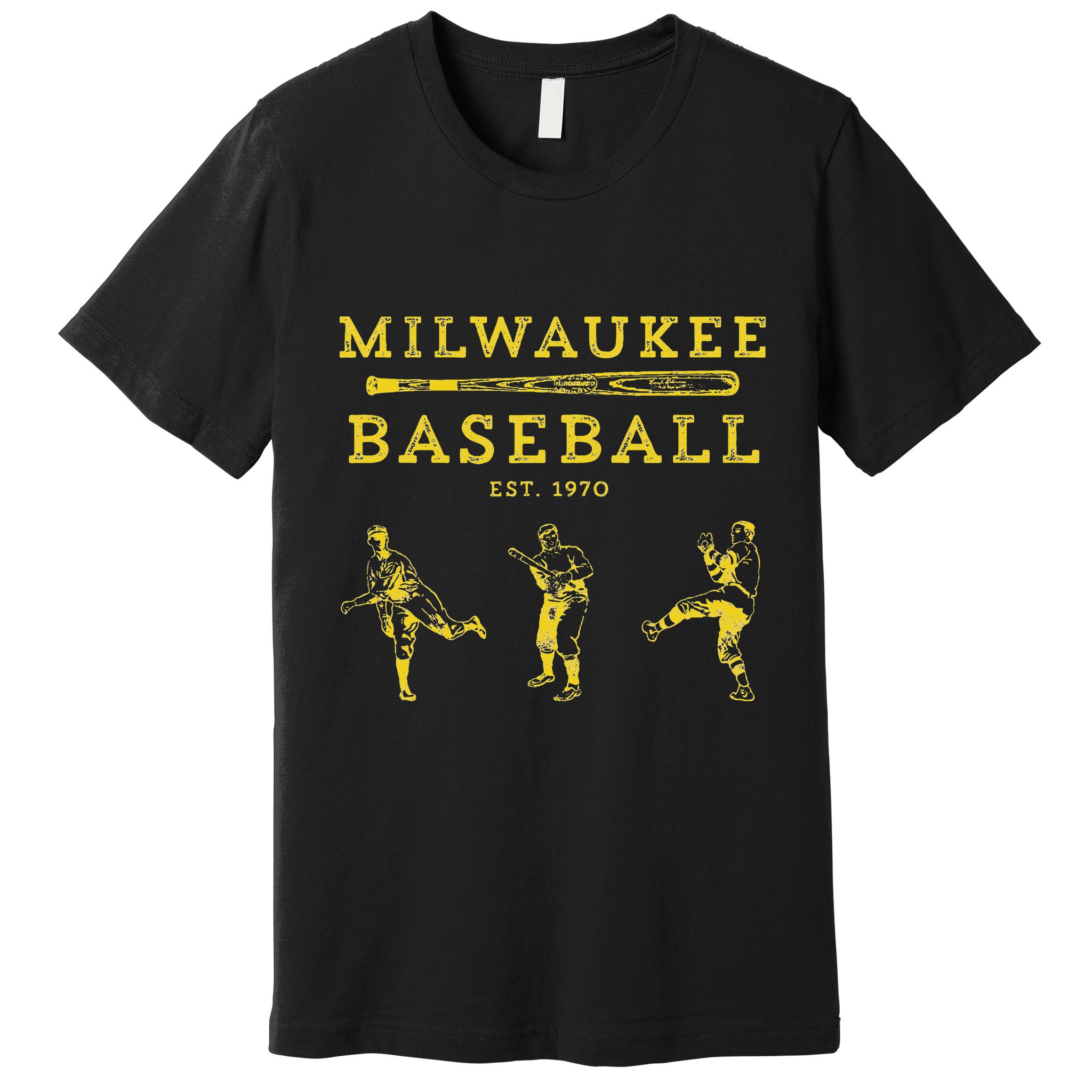 Classic Milwaukee Baseball Fan Retro Premium T-Shirt