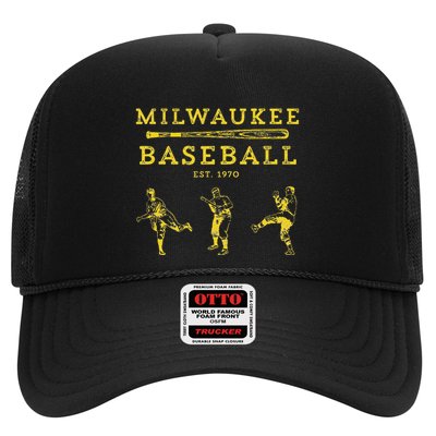 Classic Milwaukee Baseball Fan Retro Hat