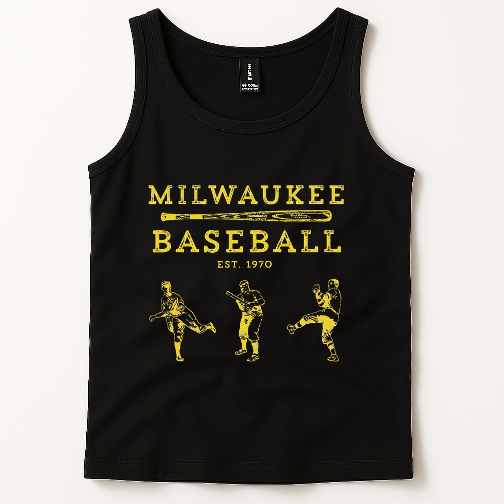 Classic Milwaukee Baseball Fan Retro Tank Top