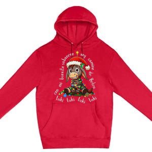 Con Mi Burrito Sabanero Mexican Tuki Tuki Donkey Latino Xmas Premium Pullover Hoodie