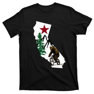 California Mountain Biking Bear T-Shirt