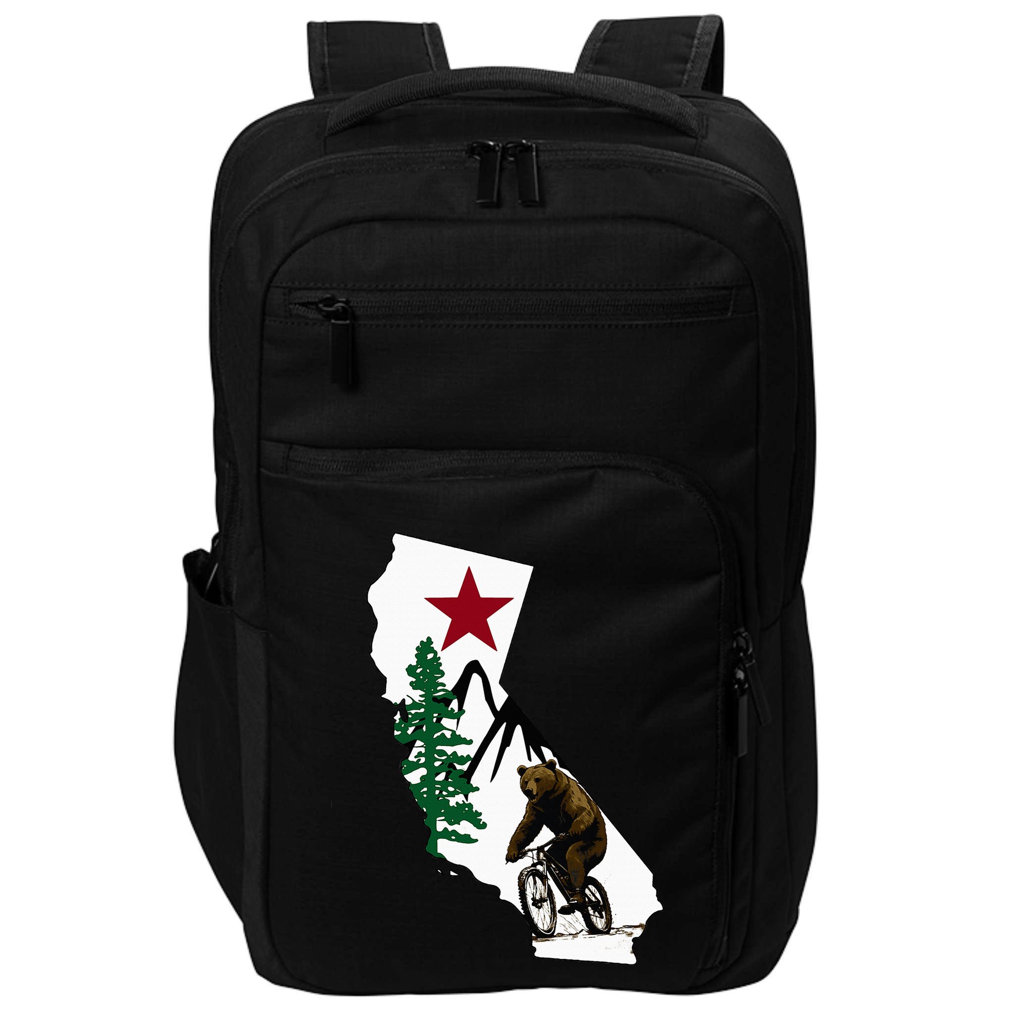 California Mountain Biking Bear Impact Tech Backpack