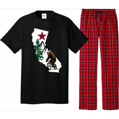 California Mountain Biking Bear Pajama Set