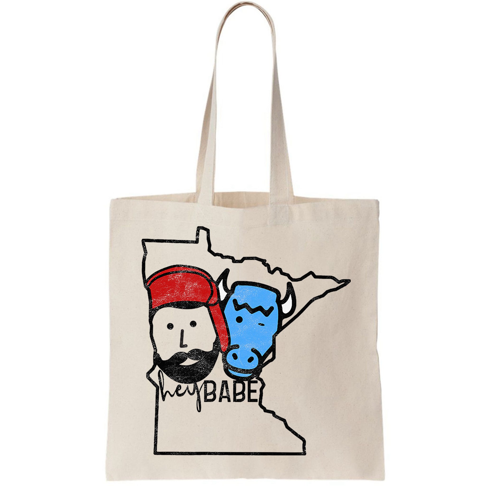 Cute Minnesota Babe Ox Paul Bunyan Bag