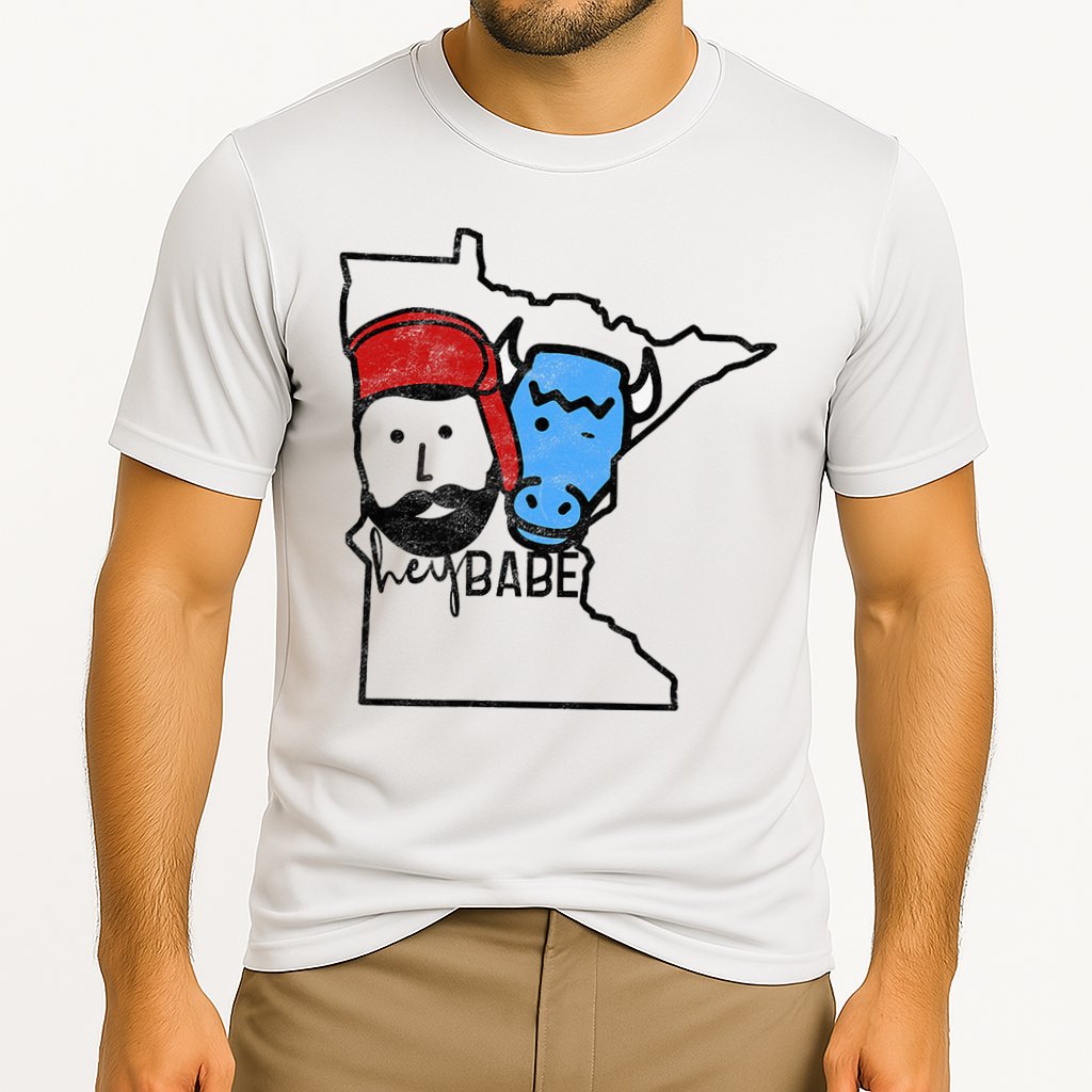 Cute Minnesota Babe Ox Paul Bunyan Cooling Performance Crew T-Shirt