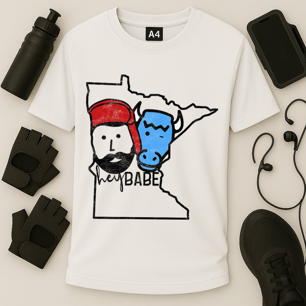 Cute Minnesota Babe Ox Paul Bunyan Cooling Performance Crew T-Shirt