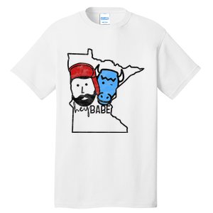 Cute Minnesota Babe Ox Paul Bunyan Tall T-Shirt