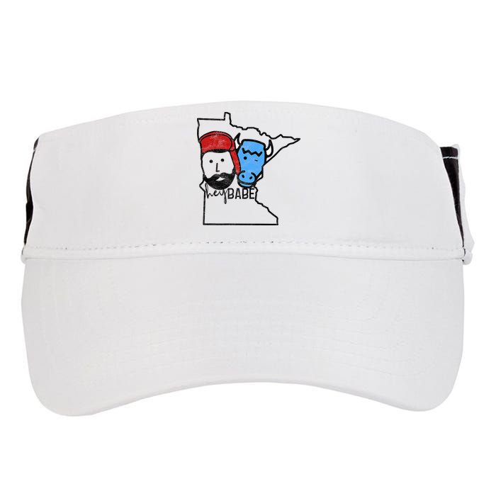 Cute Minnesota Babe Ox Paul Bunyan Adult Drive Performance Visor