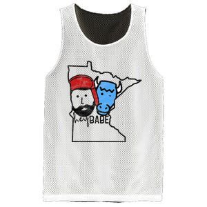 Cute Minnesota Babe Ox Paul Bunyan Mesh Reversible Basketball Jersey Tank