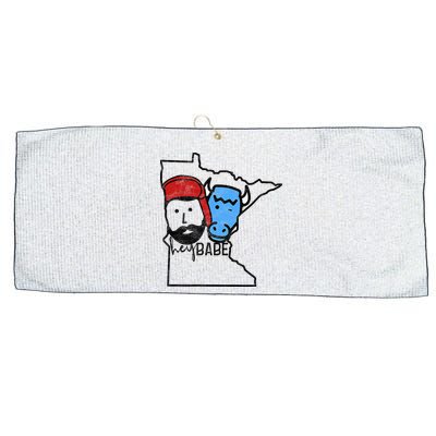 Cute Minnesota Babe Ox Paul Bunyan Large Microfiber Waffle Golf Towel