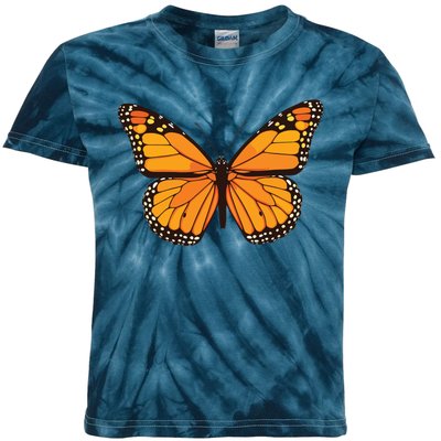 Cute Monarch Butterfly Kids Tie-Dye T-Shirt