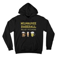 Classic Milwaukee Baseball & Beer Fan Retro Wisconsin Hoodie