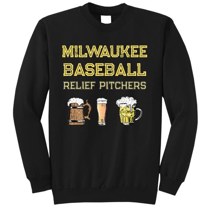 Classic Milwaukee Baseball & Beer Fan Retro Wisconsin Sweatshirt