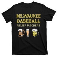 Classic Milwaukee Baseball & Beer Fan Retro Wisconsin T-Shirt