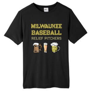 Classic Milwaukee Baseball & Beer Fan Retro Wisconsin Tall Fusion ChromaSoft Performance T-Shirt