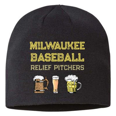 Classic Milwaukee Baseball & Beer Fan Retro Wisconsin Sustainable Beanie