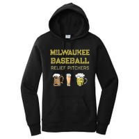 Classic Milwaukee Baseball & Beer Fan Retro Wisconsin Women's Pullover Hoodie