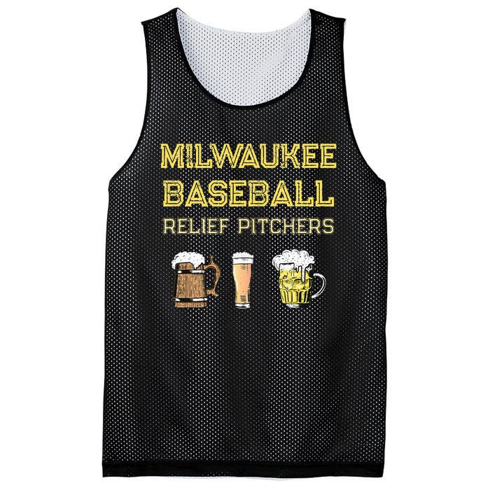 Classic Milwaukee Baseball & Beer Fan Retro Wisconsin Mesh Reversible Basketball Jersey Tank