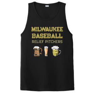 Classic Milwaukee Baseball & Beer Fan Retro Wisconsin PosiCharge Competitor Tank