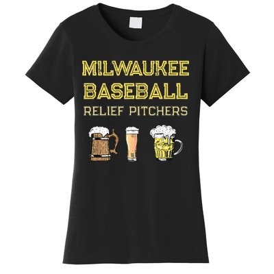 Classic Milwaukee Baseball & Beer Fan Retro Wisconsin Women's T-Shirt